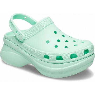 Zapatos Cuña Crocs Classic Bae Clog Mujer Verde Menta | Mexico 0636SGLO